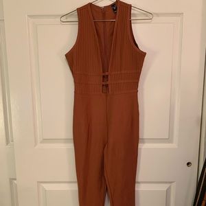 🖤 Burnt Orange Jumpsuit